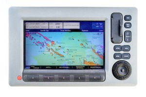 Gps device on sailboat